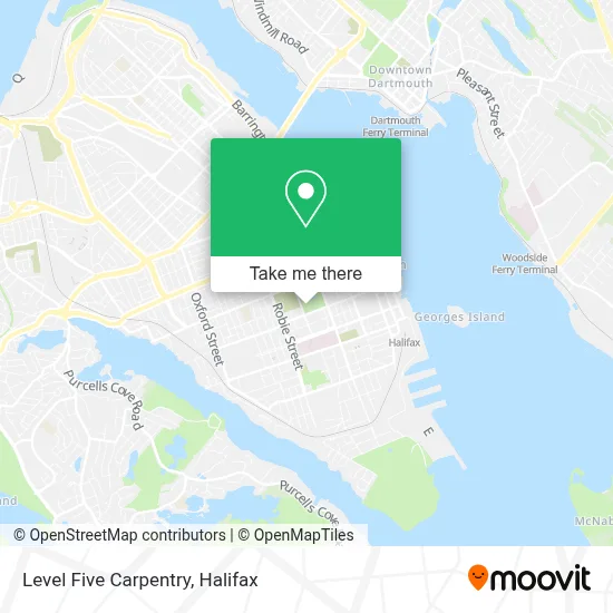 Level Five Carpentry map