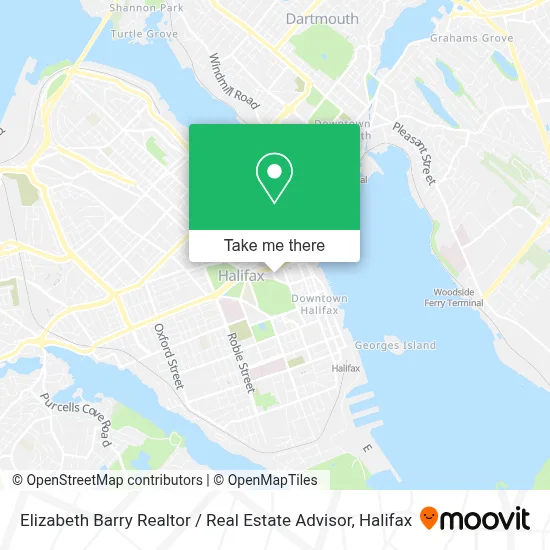 Elizabeth Barry Realtor / Real Estate Advisor map
