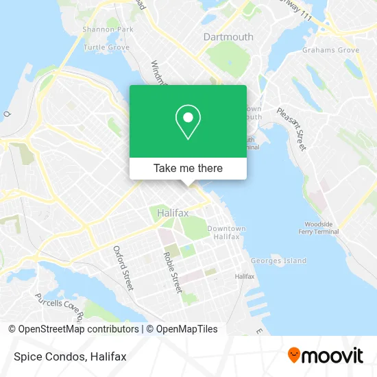 Spice Condos map