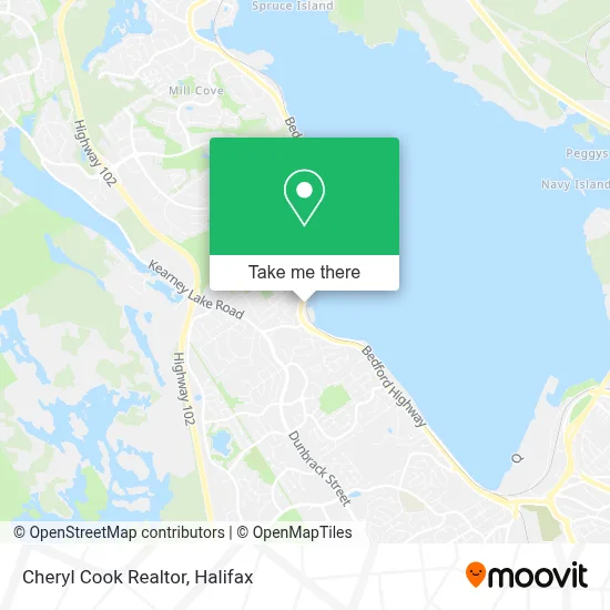 Cheryl Cook Realtor map