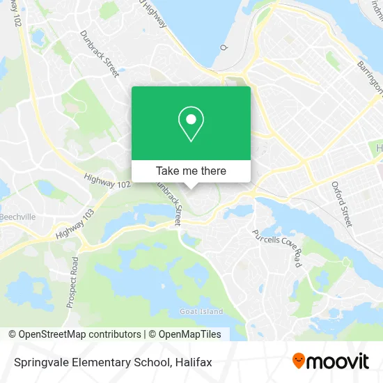 Springvale Elementary School map