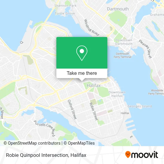 Robie Quinpool Intersection map
