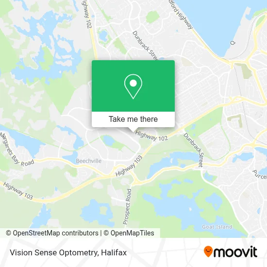 Vision Sense Optometry map