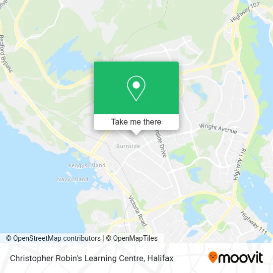 Christopher Robin's Learning Centre map