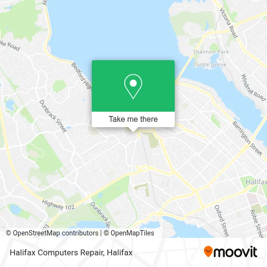 Halifax Computers Repair map