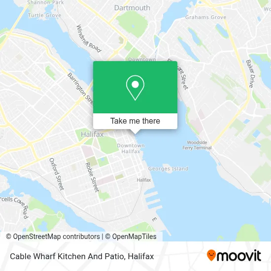 Cable Wharf Kitchen And Patio map