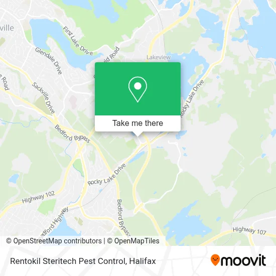 Rentokil Steritech Pest Control map