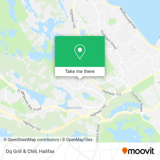 Dq Grill & Chill map