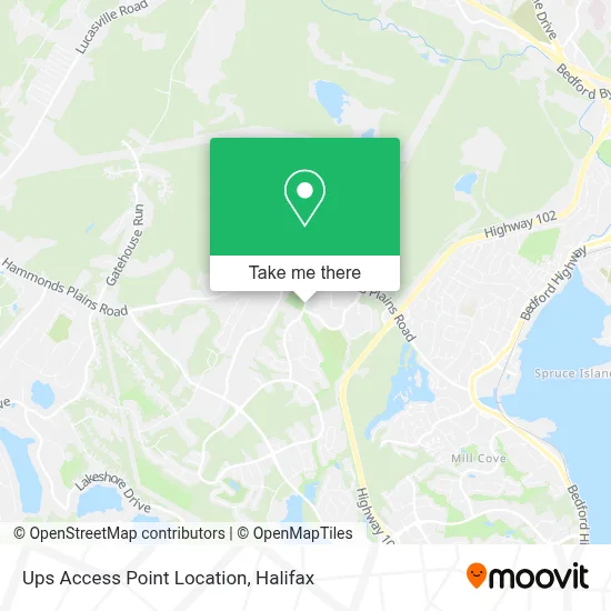 Ups Access Point Location plan