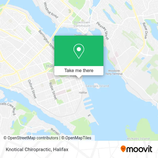 Knotical Chiropractic map
