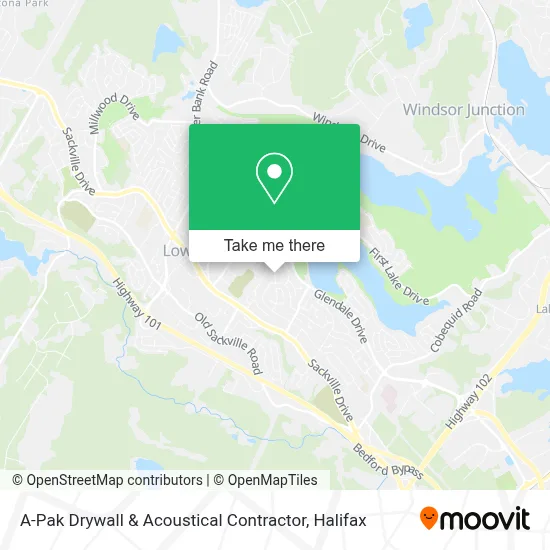 A-Pak Drywall & Acoustical Contractor map