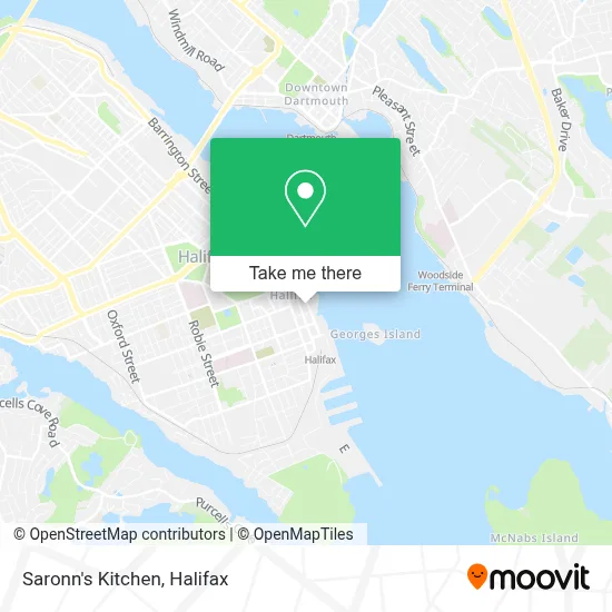 Saronn's Kitchen map