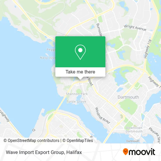 Wave Import Export Group map