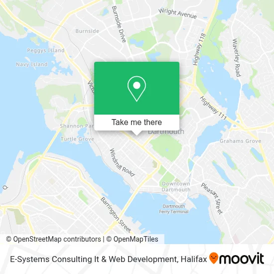 E-Systems Consulting It & Web Development map