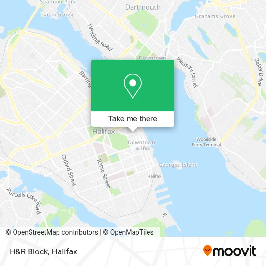 H&R Block map
