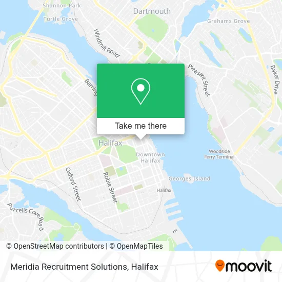 Meridia Recruitment Solutions map