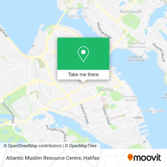 Atlantic Muslim Resource Centre map