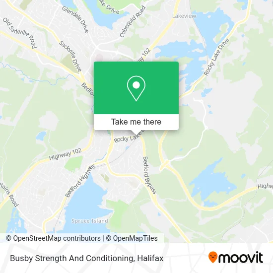 Busby Strength And Conditioning map