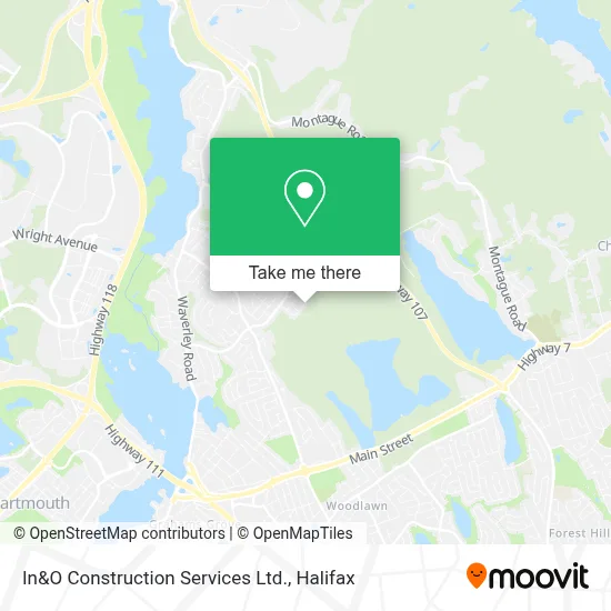 In&O Construction Services Ltd. map