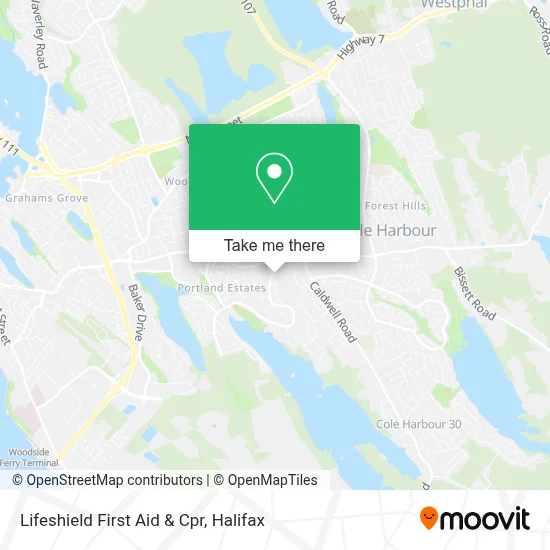 Lifeshield First Aid & Cpr map