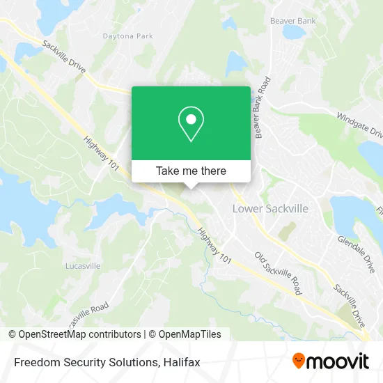 Freedom Security Solutions map