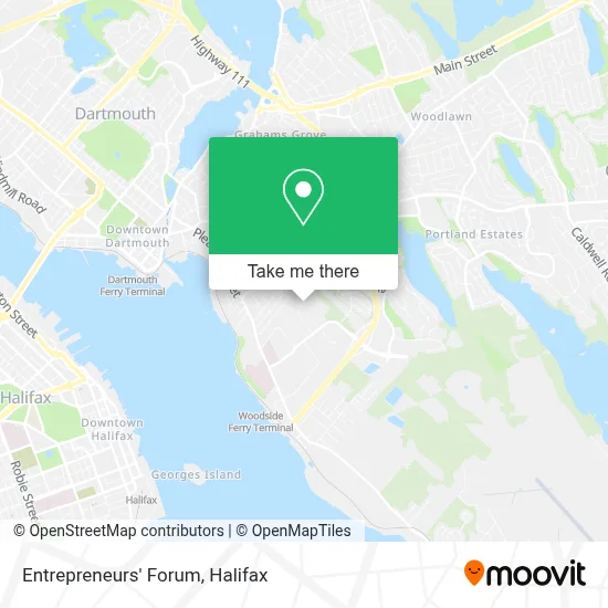Entrepreneurs' Forum map