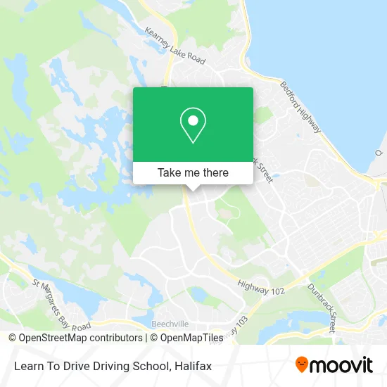 Learn To Drive Driving School map