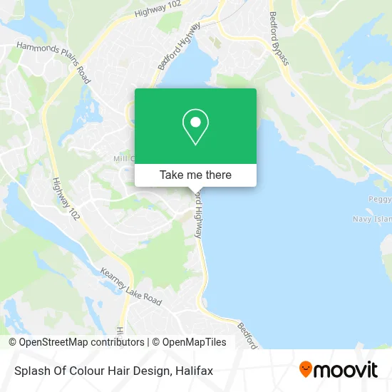 Splash Of Colour Hair Design map