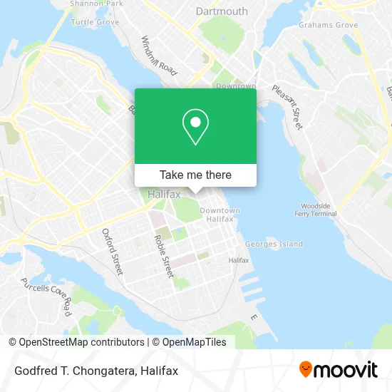 Godfred T. Chongatera map