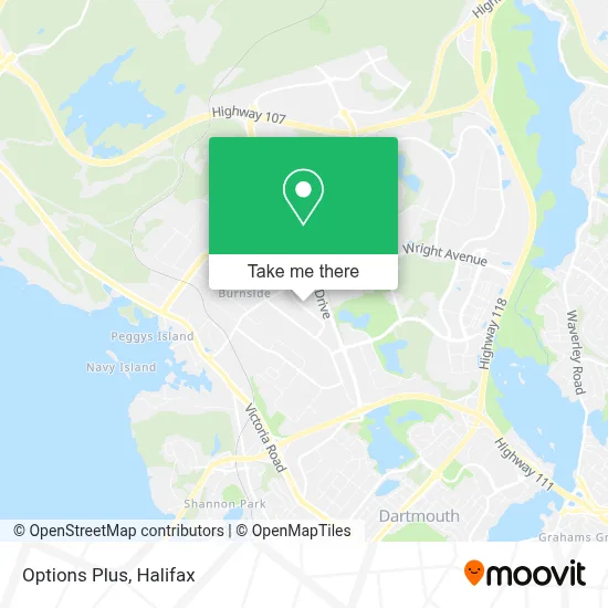 Options Plus map