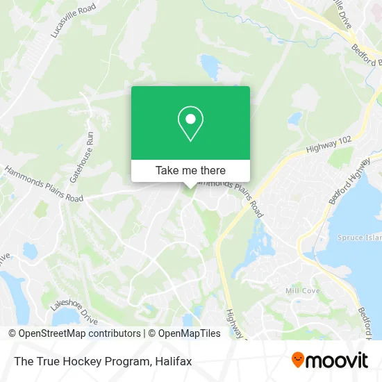 The True Hockey Program map
