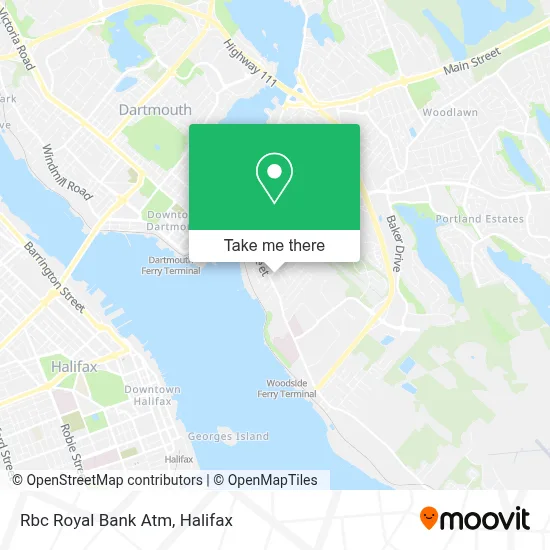 Rbc Royal Bank Atm map
