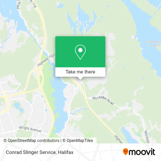 Conrad Slinger Service map