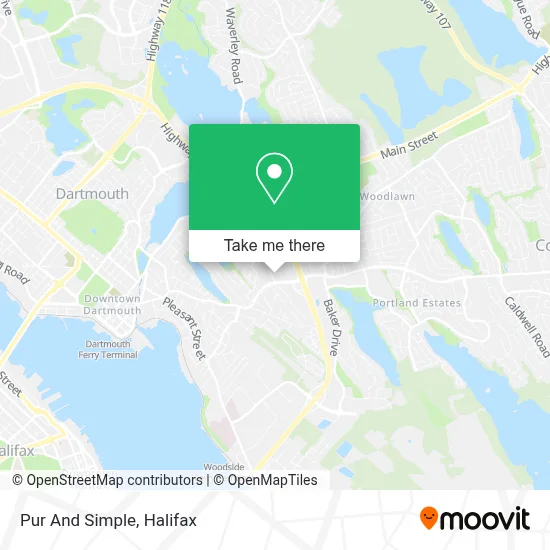 Pur And Simple map