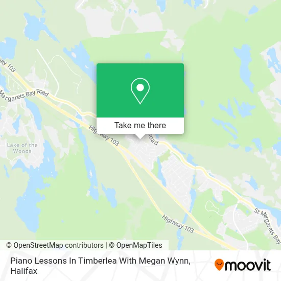 Piano Lessons In Timberlea With Megan Wynn map