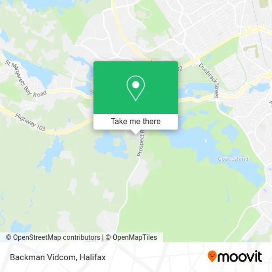 Backman Vidcom map