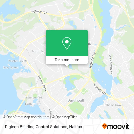 Digicon Building Control Solutions map