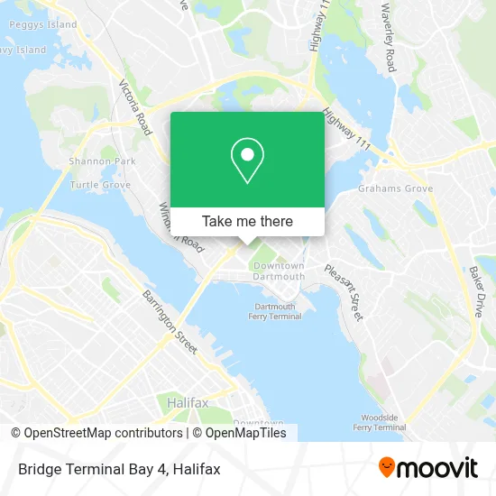 Bridge Terminal Bay 4 map