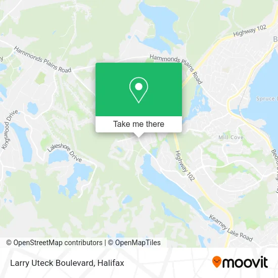 Larry Uteck Boulevard map