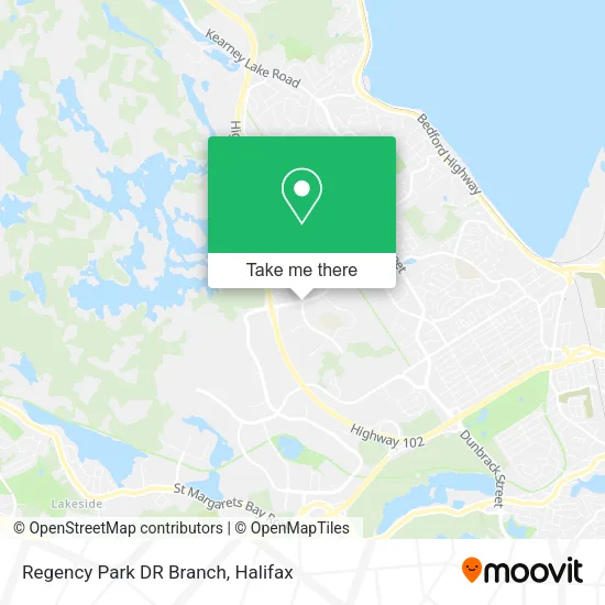 Regency Park DR Branch map