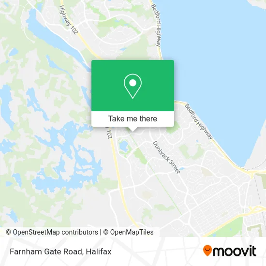 Farnham Gate Road map