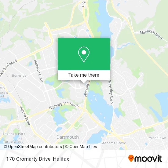 170 Cromarty Drive map