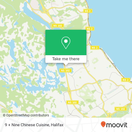 9 + Nine Chinese Cuisine, 480 Parkland Dr Halifax, NS B3S 1P9 map