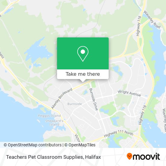 Teachers Pet Classroom Supplies map