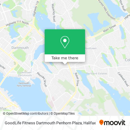 GoodLife Fitness Dartmouth Penhorn Plaza plan