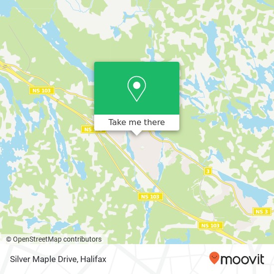Silver Maple Drive map