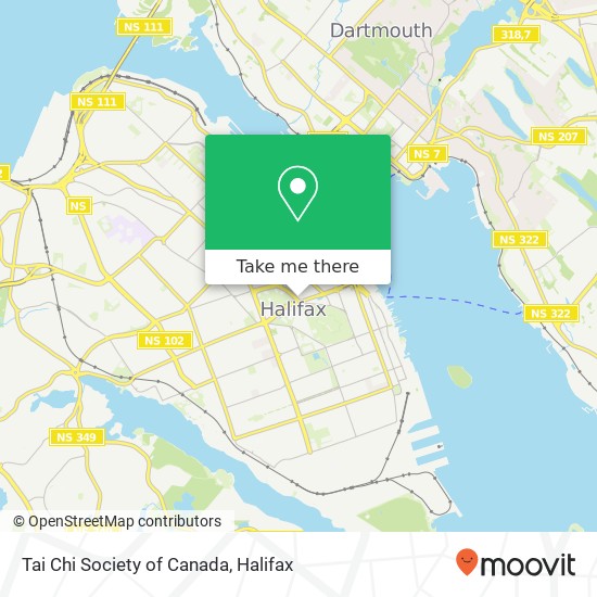 Tai Chi Society of Canada map