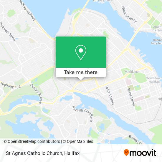 St Agnes Catholic Church map