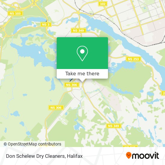 Don Schelew Dry Cleaners map