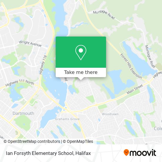Ian Forsyth Elementary School map